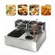 Electric Noodle Pasta Cooking Machine Countertop Deep Fryer Double Cylinder
