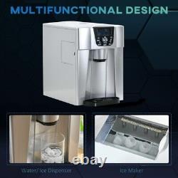 Electric Water Dispenser Ice Maker Machine 12kg 24 Hours Countertop Ice Cubes