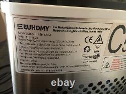 Euhomy Ice Maker Machine Countertop, 26 lbs in 24 Hours, 9 Cubes Ready in 6-8 Min