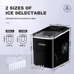 FOOING Ice Maker Countertop Machine, Self-Cleaning Ice Maker DAMAGED