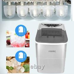 FOOING Ice Maker Machine Compact Portable Countertop Ice Cube Maker UK SELLER