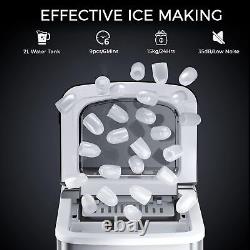 FOOING ce Maker Machine Ice Cube Makers Ready in 6 Mins 9 Bullet Cubes