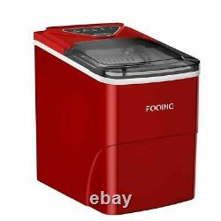 Fooing Portable Ice Maker Machine Compact Countertop Ice Cube Maker 2L