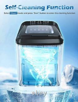 Freezimer Ice Makers Countertop, 33Lbs/24 Hours, Portable Ice Maker Machine