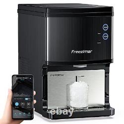Freezimer Smart Nugget Ice Maker Countertop Machine WiFi Connectivity 40lbs/Day