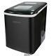 Frigidaire 26 lb. Countertop Ice Maker EFIC117-SS, Black Stainless Steel Machine