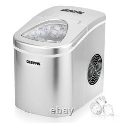 GEEPAS Countertop Ice Cube Maker Machine 2.2L Electric Fast Automatic Portable