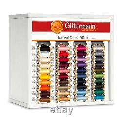 Gattermann Counter or Top Box Natural Cotton N50 100m with 40 shades