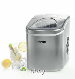 Geepas Professional Electric Ice Cube Maker Machine Counter Top Fast Automatic