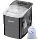 Home Bar Counter Ice Maker Machine Self Cleaning 9 Cubes 6 Mins 26Lbs in 24Hrs