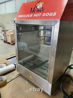 Hot Dog Cart Cooker Electric Warmer Machine Hotdog Commercial Display A5430