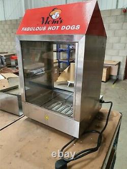 Hot Dog Cart Cooker Electric Warmer Machine Hotdog Commercial Display A5432