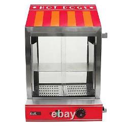 Hot Dog Steamer Machine Cooker Commercial Electric Warmer Display Showcase