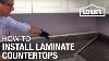 How To Install Laminate Countertops