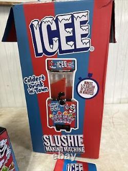 ICEE Brand Counter-Top Sized at Home Slushie Making Machine Works No Ice Cap