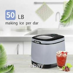 ICEPLUS/ICEFEAST Portable Ice Maker Countertop Ice Cube Compact Machine