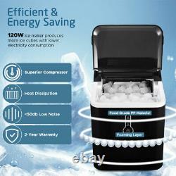 IKCH Ice Maker Countertop Energy Saving Ice Cube Making Machine Ice Scoop Quite