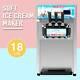 Ice Cream Machine 3 Flavors 18L/H Ice Cream Commercial Soft Serve Maker SS