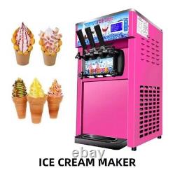 Ice Cream Machine Tricolor Ice Cream Maker Commercial Stainless steel