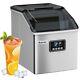 Ice Cube Machine Maker Stainless Steel 22 kg/Day LCD Countertop Display Portable