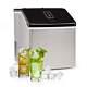 Ice Cube Maker Machine Clear Ice 13kg / 24h Drinks Home Stainless Steel Black