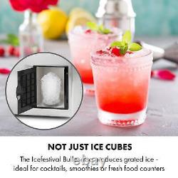 Ice Cube Maker Machine Counter Top 20 kg/24 h LED Display Steel Bullet 400 W