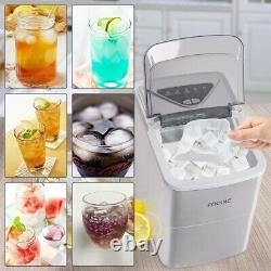 Ice Cube Maker Machine Countertop 2L Ice Making with Self Clean Function LED