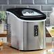 Ice Cube Maker Machine Electric 13kg Per Day Automatic Cooks Professional-Silver