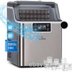 Ice Cube Maker Machine Electric Crusher Countertop 3.2 L with Drip Tray Steel