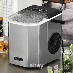 Ice Cube Maker Machine for Home Office Countertop 12kg in 24 Hrs 1.2L Water Tank