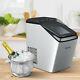 Ice Maker Countertop Automatic Self-Cleaning Ice Cube Making Machine Ice Scoop