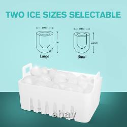 Ice Maker Countertop Machine, 9 Bullet Ice Cubes Ready in 8 Minutes, 26Lbs Ice i