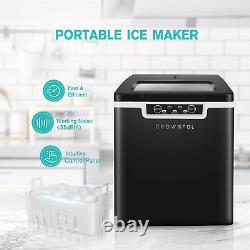 Ice Maker Countertop Machine, 9 Bullet Ice Cubes Ready in 8 Minutes, 26Lbs Ice i