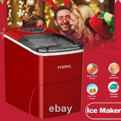 Ice Maker Electric Countertop Ice Cube Making Machine With Self-cleaning Function