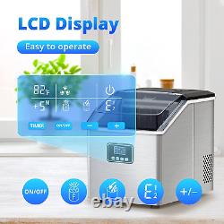 Ice Maker Ice Maker Machine for Countertop, 40Lbs/24H Portable Ice Maker, 24 I