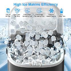 Ice Maker Machine Automatic Portable Electric Ice Cube Maker Countertop