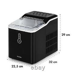 Ice Maker Machine Bullet-shaped Counter top 12kg/24h Water Tank 1.5 l Black