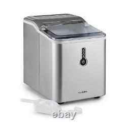 Ice Maker Machine Bullet-shaped Counter top 12kg/24h Water Tank 1.5 l Silver