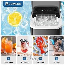 Ice Maker Machine, CUMEOD Countertop Ice Cube Maker with LED Display
