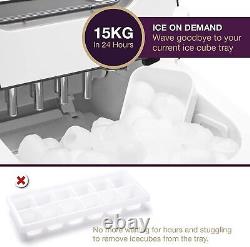 Ice Maker Machine Compact Portable Countertop Ice Cube Maker 2.2L