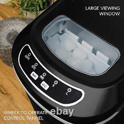 Ice Maker Machine Compact Portable Countertop Ice Cube Maker 2.2L Andrew James