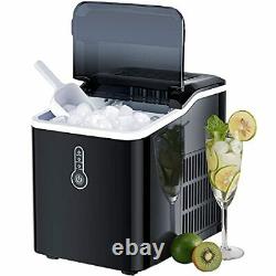 Ice Maker Machine Counter Top, 12 KG/26lbs Ice in 24 Hrs, 9 Cubes in 7Mins