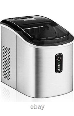 Ice Maker Machine Countertop, 12 kg (26 lbs) in 24 Hours, 9 Cubes Ready i