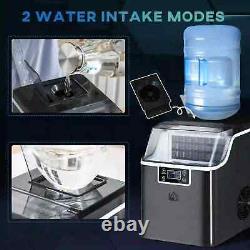Ice Maker Machine Countertop, 20Kg in 24 Hrs, 24 Cubes Ready in 14-18Mins, Stain