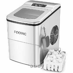 Ice Maker Machine Countertop Home 2 Cube Sizes Self Cleaning Scoop Basket 6 mins