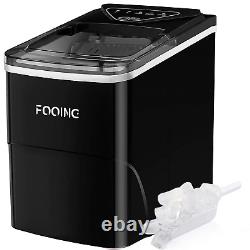 Ice Maker Machine Countertop Ice Machine, Self-Cleaning Ice Maker, 9 Cubes Ready