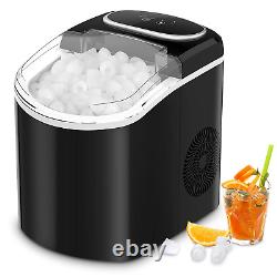 Ice Maker Machine Countertop, Portable Ice Maker with 26lbs/24Hrs, 9 Cubes Ready