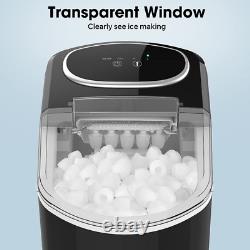 Ice Maker Machine Countertop, Portable Ice Maker with 26lbs/24Hrs, 9 Cubes Ready