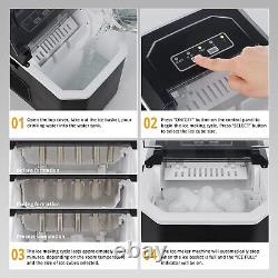 Ice Maker Machine Countertop for Home, Compact Ice Cube Maker