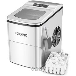 Ice Maker Machine Countertop for Home with 2 Cube Sizes, Self Cleaning Ice with &